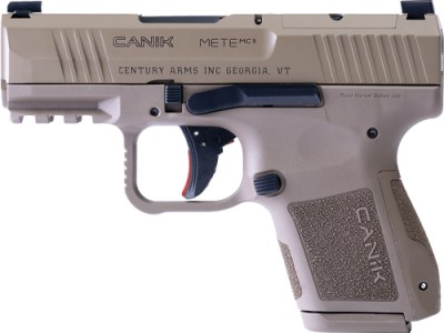 CANIK METE MC9 9MM 3.18″ BBL – OR FS 2-MAGS FLATE DARK EARTH