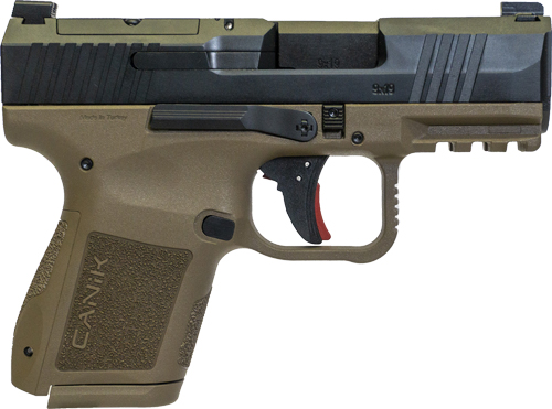 CANIK METE MC9 CALI 9MM 3.18″ – BBL. OR FS 2-10RD BLACK/FDE