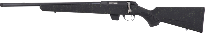 TIKKA T1X 22LR 20″ THREADED – BLUED/ROUGHTECH EMERALD LEFT H