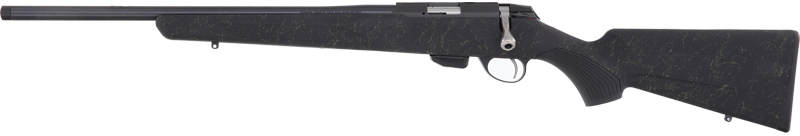 TIKKA T1X LEFT HAND 17HMR 20″ – THREADED BLUED/ROUGHTECH EMRLD