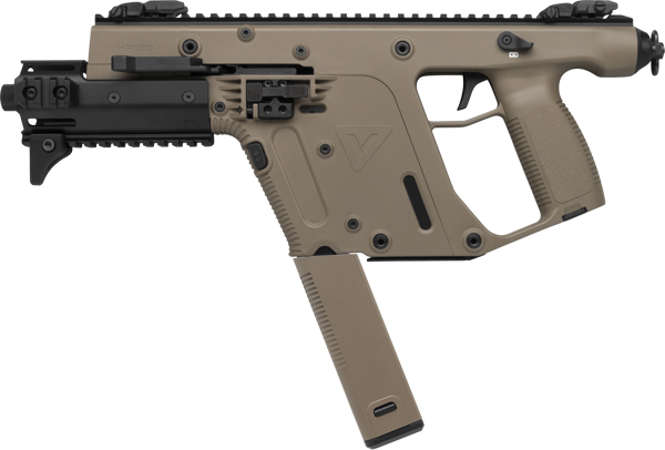 KRISS VECTOR SDP-E G2 10MM – 6.5″ THREADED W/RAIL 33RD FDE
