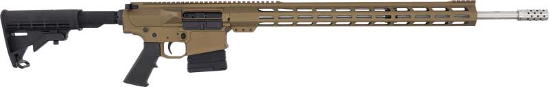 GLFA AR10 RIFLE 243 WIN – 24″ S/S BBL 5-SHOT BRONZE