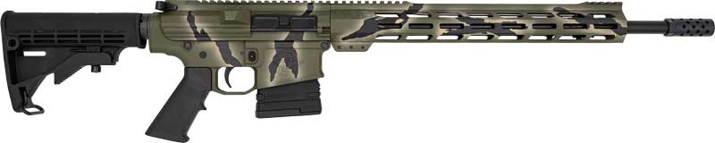 GLFA AR10 RIFLE 308 WIN 18″ – NIT 10RD PURSUIT GREEN CAMO