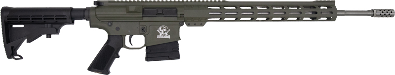 GLFA AR10 RIFLE 6.5CM 20″ S/S – BBL 10-SHOT OD GREEN