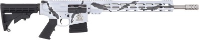 GLFA AR10 RIFLE 6.5CM 20″ S/S – BBL 10-SHOT PURSUIT SNOW CAMO