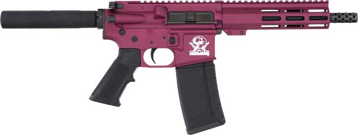 GLFA AR15 PISTOL 223 WYLDE – 7.5″ NITRIDE BARREL BLK CHERRY