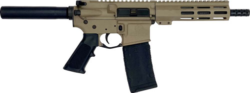 GLFA AR15 PISTOL 223 WYLDE – 7.5″ NITRIDE BARREL FDE