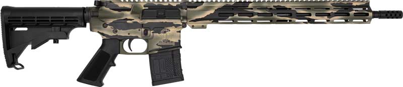 GLFA AR15 RIFLE 223 WYLDE – 16″ NIT BBL PURSUIT GREEN CAMO