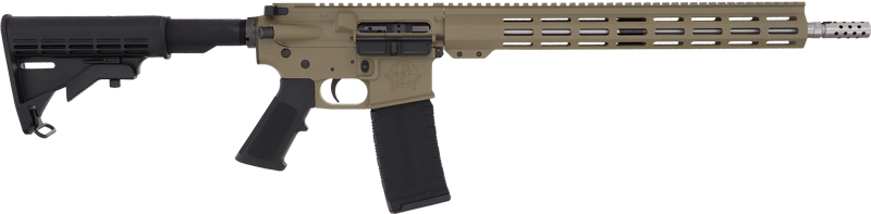 GLFA AR15 RIFLE 223 WYLDE – 16″ S/S BBL FLAT DARK EARTH