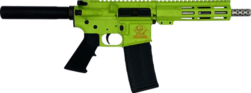 GLFA AR15 PISTOL 223 WYLDE – 7.5″ S/S BBL ZOMBIE SPLATTER