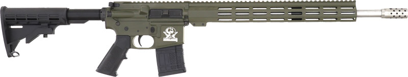 GLFA AR15 450 BUSHMASTER – 18″ S/S BBL OD GREEN