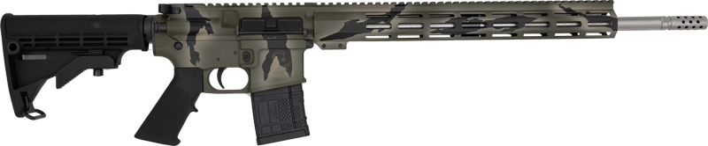 GLFA AR15 450 BUSHMASTER – 18″ S/S BBL PURSUIT GREEN CAMO