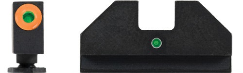 XS F8 NGT SGT SET FOR LG GLOCK – W/ FRNT ORG DOT/REAR WIDE NTCH