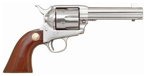 CIMARRON P-MODEL 38SPL/357MAG – PW 4.75″ FS STAINLESS WALNUT