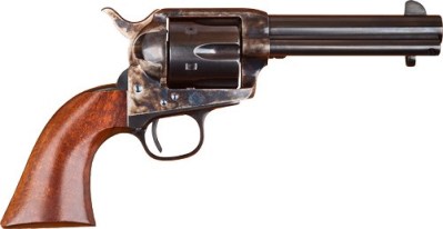 CIMARRON P-MODEL 38SPL/357MAG – OM FS 4.75″ CC/BLUED WALNUT