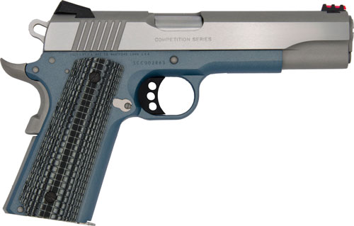 COLT COMPETITION 45ACP 5″ 8RD – STAINLESS BLUE CERAKOTE