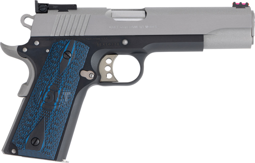 COLT GOLD CUP LITE 45ACP 5″ – 8RD TWO TONE BLUE G10 GRIPS