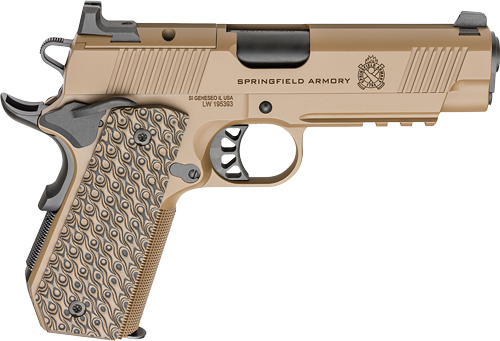 SPRINGFIELD 1911 TRP 45ACP AOS – 4.25″ 7RD COYOTE BROWN