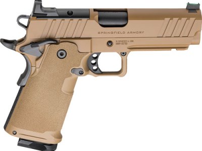 SPRINGFIELD 1911 DS PRODIGY – 9MM 4.25″ 10RD COYOTE BROWN