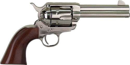CIMARRON PISTOLERO 22LR – FS 4.75″ 10-SHOT NICKEL WALNUT