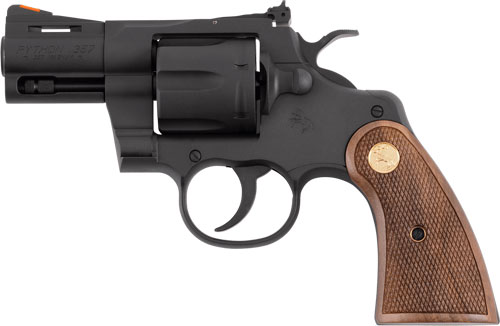 COLT PYTHON 357MAG 2.5″ 6RD – MATTE BLUED WOOD GRIPS