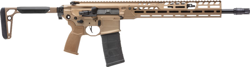 SIG MCX SPEAR LT 5.56 NATO 16″ – FOLD MINIMALIST 30RD FDE