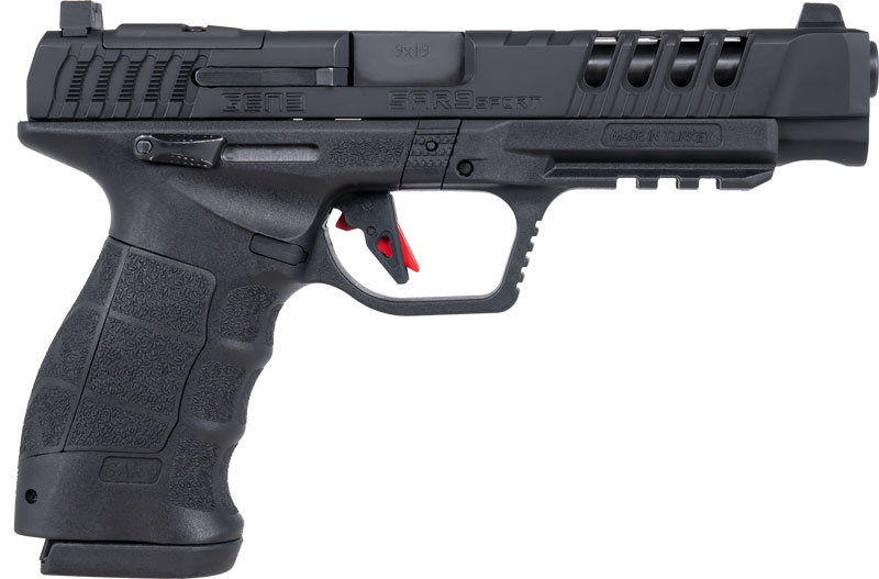 SAR USA SAR9 SPORT 9MM GEN 3 – 5.2″ BBL 17&19 RD MAG BLACK