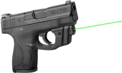 LASERMAX LASER CENTERFIRE GRN – W/GRIPSENSE S&W SHIELD 9/40