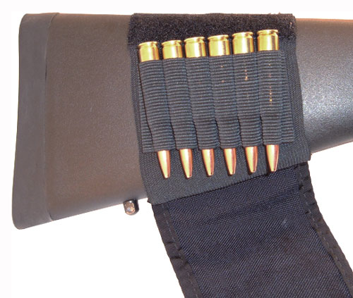 GROVTEC RIFLE SHELL HOLDER – BUTTSTOCK SLEEVE W/ FLAP