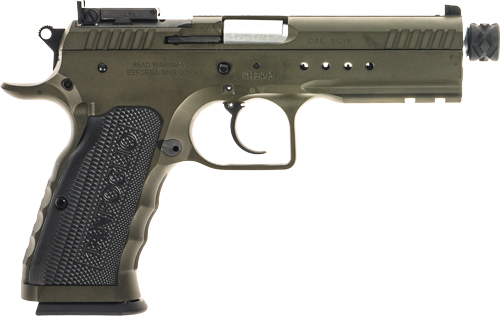 TANFOGLIO TACTICAL PRO 9MM – 4.9″ 17/20RD STEEL THREADED