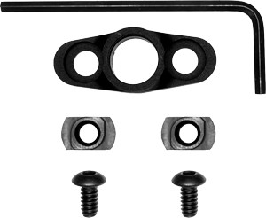 GROVTEC FLANGED PUSH BUTTON BS – M-LOCK FULL ROTATING BLACK