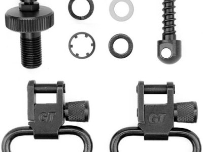 GROVTEC SWIVEL SET MOSBERG 500 – 20 GA. MAGAZINE CAP SWIVEL SET