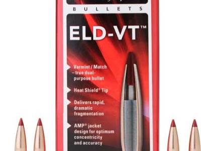 HORNADY BULLETS 22 CAL .224 – 62GR. ELD-VT 100CT 25BX/CS