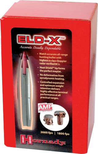 HORNADY BULLETS 6.5MM .264 – 143GR. ELD-X 100CT 15BX/CS