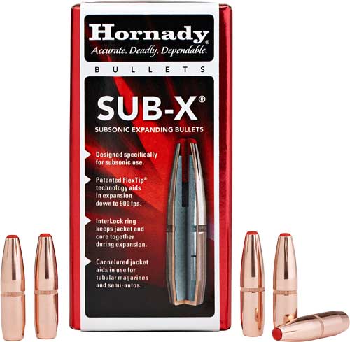 HORNADY BULLETS 30 CAL .308 – 175GR. SUBSONIC (30-30 WIN)