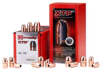 HORNADY BULLETS 9MM .355 – 90GR XTP 100CT 25BX/CS
