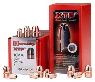 HORNADY BULLETS 10MM .400 CAL – 180GR XTP 100CT 15BX/CS