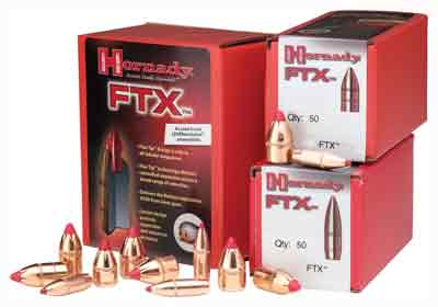 HORNADY BULLETS 44 CAL .430 – 225GR FTX 100CT 15BX/CS