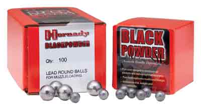 HORNADY .350 .36 CALIBER – ROUND BALL 100CT 40BX/CS