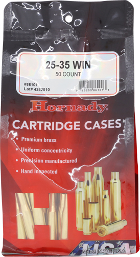 HORNADY UNPRIMED CASES 25-35 – WIN 50 PACK 5PK/CS