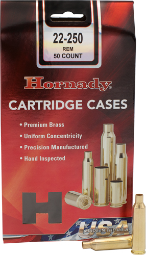 HORNADY UNPRIMED CASES 22-250 – REMINGTON 50 PACK 5PK/CS