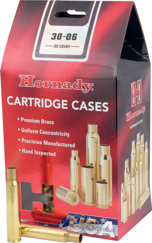 HORNADY UNPRIMED CASES 30-06 – SPRINGFIELD 50 PACK 5PK/CS