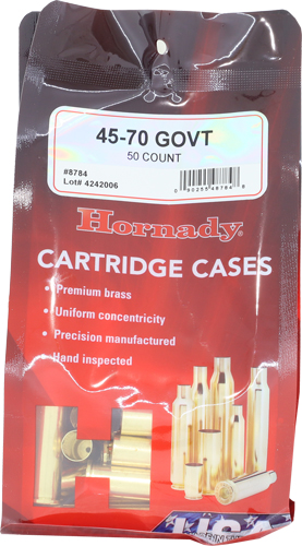 HORNADY UNPRIMED CASES 45-70 – GOVT 50 PACK 5PK/CS