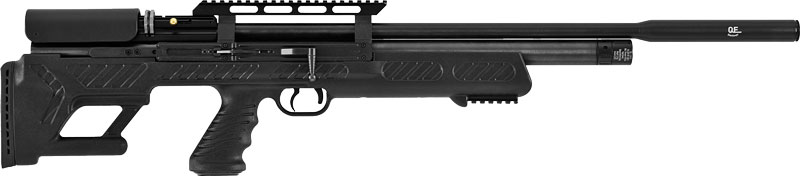 HATSAN BULLBOSS .22 PCP 1250 – FPS BLACK/SYNTHETIC W/2 MAGS