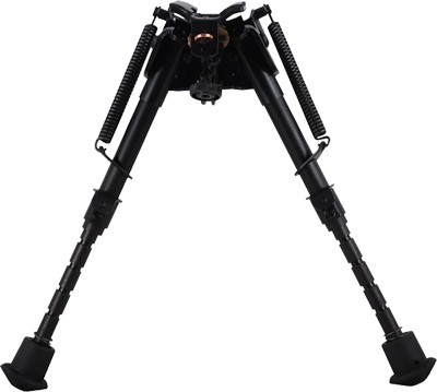 HARRIS BIPOD SERIES S MOD. BRM – 6″-9″ W/LEG EXT. NOTCHES BLACK