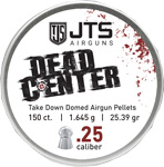 JTS PELLETS DEAD CENTER 25 – DOMED 25.39GR 150CT