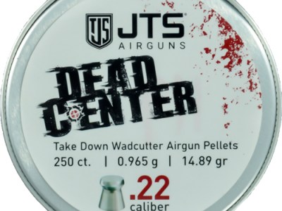 JTS PELLETS DEAD CENTER 22 – WADCUTTER 14.89 GR 250CT
