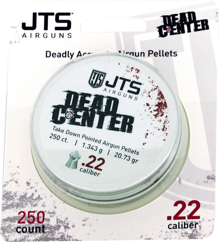 JTS PELLETS DEAD CENTER 22 – POINTED 20.73 GR 250CT