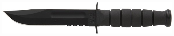 KA-BAR SHORT KA-BAR – 5.25″ SERR W/PLASTIC SHEATH