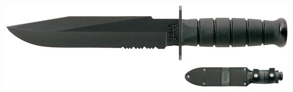 KA-BAR FIGHTER KNIFE – 8″ SERRATED W/SHEATH